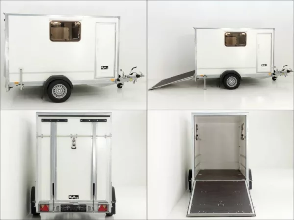 Kofferanhänger BK  Höhe:180 1,3t|Rampe|Tür|2 Fenster – Bild 6