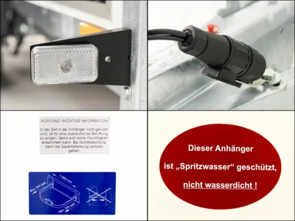 Kofferanhänger BK  Höhe:180 1,3t|Rampe|Tür|1 Fenster – Bild 9