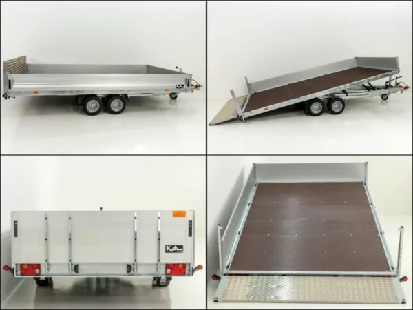Vezeko Hochlader Anhänger J30.43|210x430cm 3t|Ladefläche kippbar – Bild 5