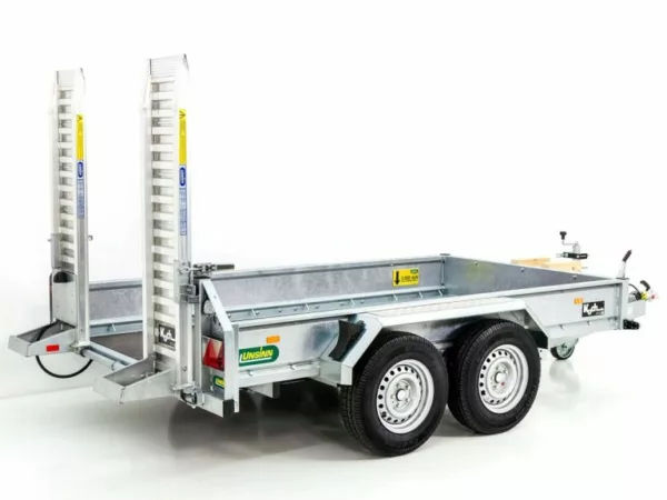 Unsinn Baumaschinenanhänger UBA 160x306cm 3,5t|Schwenk-Rampen – Bild 5