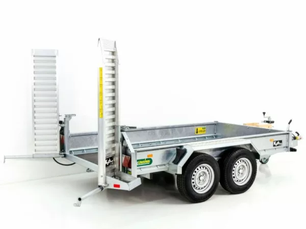 Unsinn Baumaschinenanhänger UBA 160x306cm 3,5t|Schwenk-Rampen – Bild 4