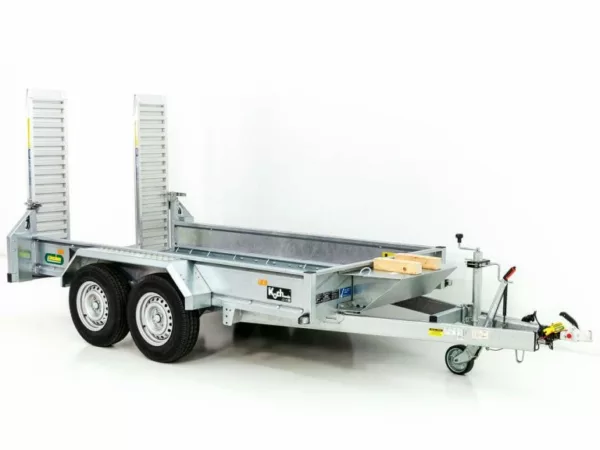 Unsinn Baumaschinenanhänger UBA 160x306cm 3,5t|Schwenk-Rampen – Bild 3