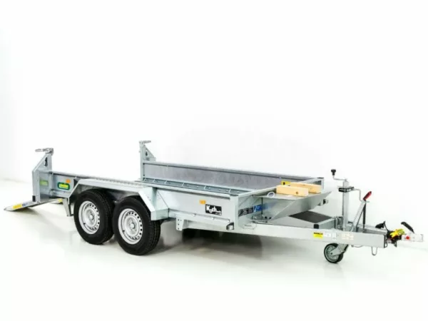 Unsinn Baumaschinenanhänger UBA 160x306cm 3,5t|Schwenk-Rampen – Bild 2