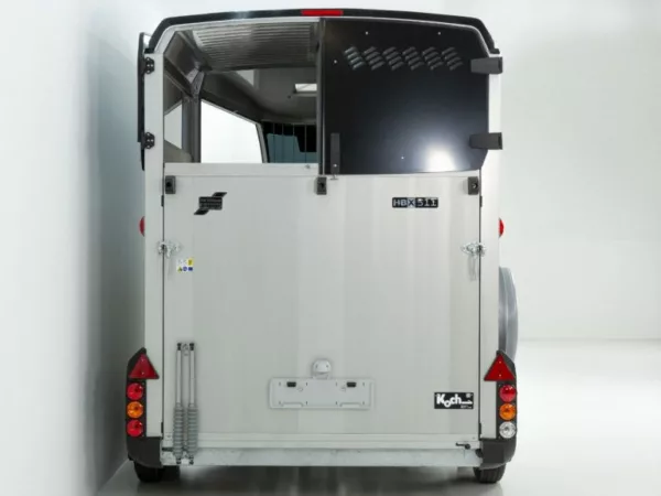 Ifor Williams Pferdeanhänger HBX 506|Frontausstieg|neues Modell|schwarz – Bild 3