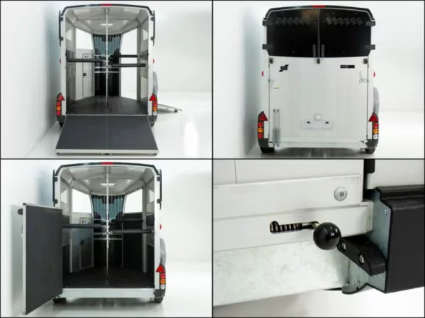 Ifor Williams Pferdeanhänger HBX 506|Frontausstieg|neues Modell|schwarz – Bild 9