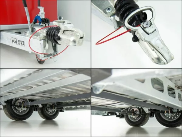 Ifor Williams Pferdeanhänger HBX 511|Sattelkammer|neues Modell|rot – Bild 7