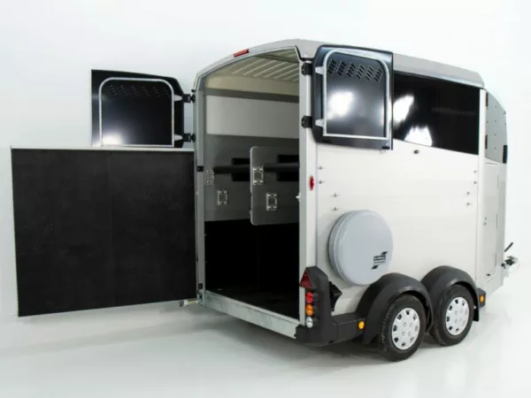Ifor Williams Pferdeanhänger HBX 511|neues Modell|silber – Bild 4