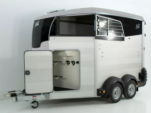 Ifor Williams Pferdeanhänger HBX 511|neues Modell|silber – Bild 2