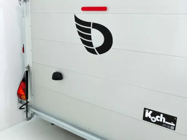 Debon Kofferanhänger Cargo  H201 2,6t|Alu|Polybug|Tür|schwarz – Bild 6