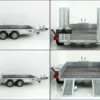 Variant Baumaschinenanhänger Maxi Load 161×305 3,5t|Skids|Beavertail Heck – Bild 7