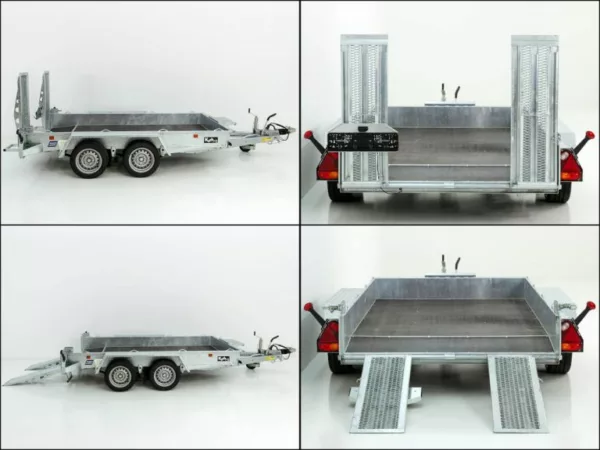 Variant Baumaschinenanhänger Maxi Load 161×305 3,5t|Skids|Beavertail Heck – Bild 7