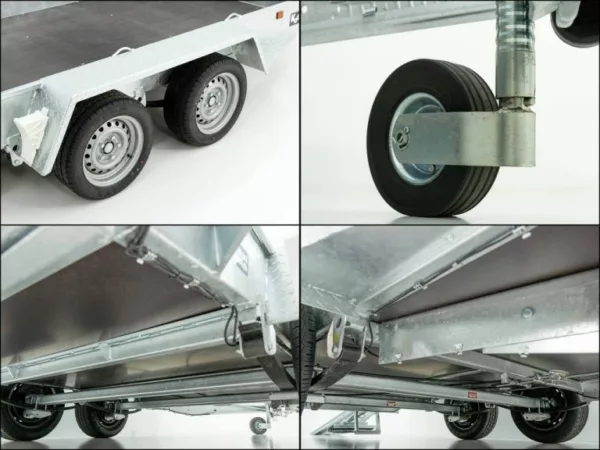 Variant Baumaschinenanhänger Maxi Load 161×305 3,5t|Skids|Beavertail Heck – Bild 6