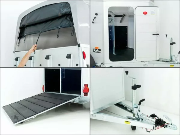 Humbaur Pferdeanhänger XANTHOS 2400|silber – Bild 6
