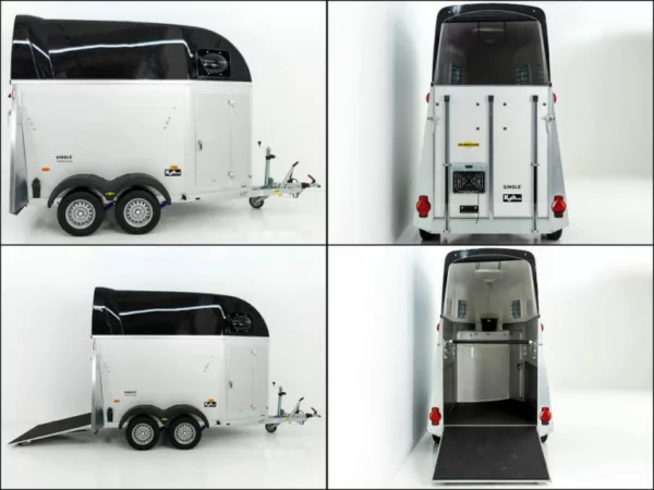 Humbaur Pferdeanhänger Single Alu 1600|Sattelkammer – Bild 5