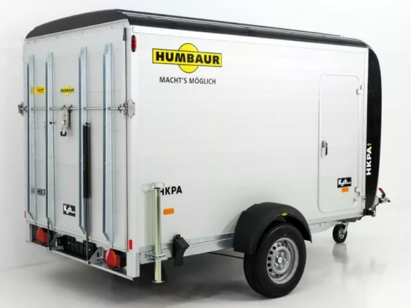 Humbaur Kofferanhänger HKPA  1,5t|Alu|Polybug|Seitentür|12 Zoll – Bild 3