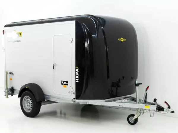 Humbaur Kofferanhänger HKPA  1,5t|Alu|Polybug|Seitentür|12 Zoll – Bild 2