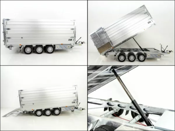 Twintrailer Multi-Heckkipper TR35-40 3,5t|192x402x140cm|TridaX – Bild 13