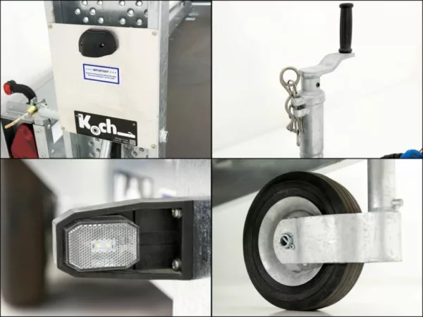 Ifor Williams Baumaschinenanhänger GX105 HD 3,5t|Auffahrschienen – Bild 6