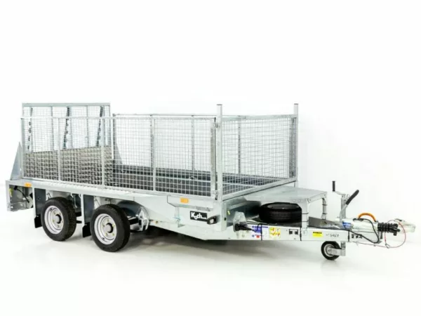 Ifor Williams Baumaschinenanhänger GX105 HD 3,5t|Auffahrrampe|Gitter – Bild 3