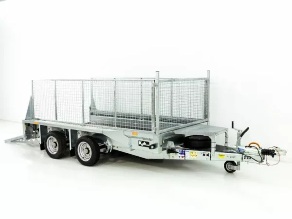 Ifor Williams Baumaschinenanhänger GX105 HD 3,5t|Auffahrrampe|Gitter – Bild 4