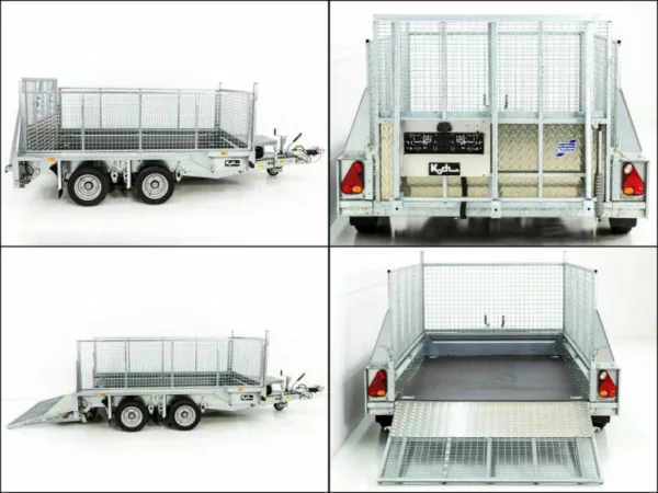 Ifor Williams Baumaschinenanhänger GX105 HD 3,5t|Auffahrrampe|Gitter – Bild 12