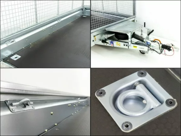 Ifor Williams Baumaschinenanhänger GX105 HD 3,5t|Auffahrrampe|Gitter – Bild 10