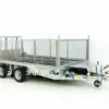 Ifor Williams Baumaschinenanhänger GX126 3,5t|Rampe|Gitteraufsatz – Bild 4