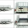 Ifor Williams Baumaschinenanhänger GX126 3,5t|Rampe|Gitteraufsatz – Bild 9