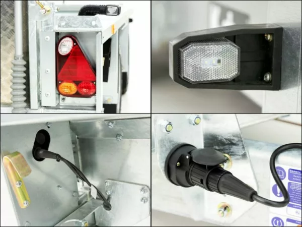 Ifor Williams Baumaschinenanhänger GX126 3,5t|Rampe|Gitteraufsatz – Bild 6