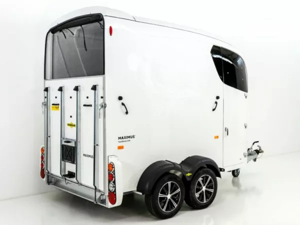 Humbaur Pferdeanhänger Maximus 2700 S|weiß|Schraubfederfahrwerk – Bild 2