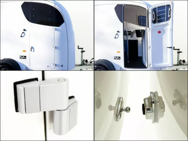 Humbaur Pferdeanhänger Maximus 2700 S|weiß|Schraubfederfahrwerk – Bild 8