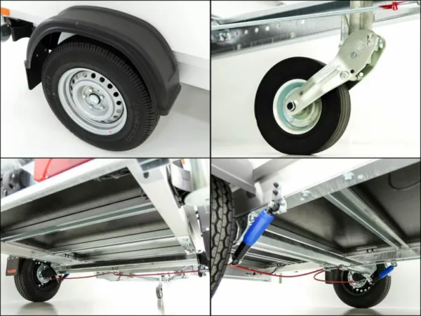 Vezeko Kofferanhänger VK Sandwich CarPort Höhe:130cm 1,3t – Bild 11