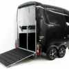 Humbaur Pferdeanhänger Maximus 2700 S|schwarz|Sattelkammer| – Bild 6
