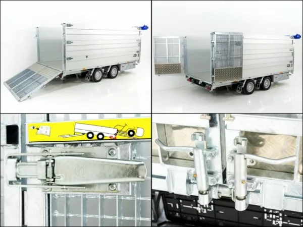 Twintrailer Multi-Heckkipper TT35-40 GB 3,5t|192x402x140cm|Tandem – Bild 12