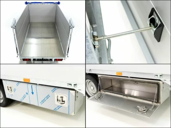 Twintrailer Multi-Heckkipper TT35-40 GB 3,5t|192x402x140cm|Tandem – Bild 6