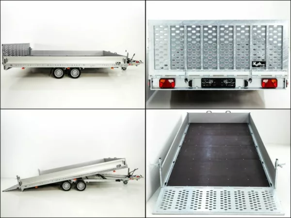Vezeko Hochlader Anhänger J35.51 MAX|247x515cm 3,5t|Ladefläche kippbar – Bild 8