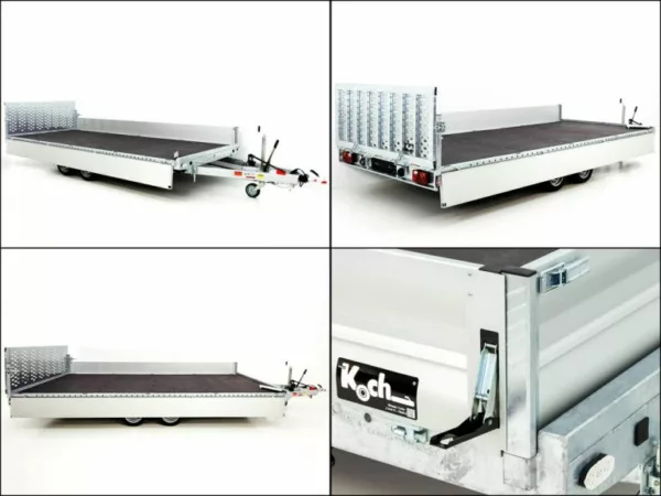 Vezeko Hochlader Anhänger J35.51 MAX|247x515cm 3,5t|Ladefläche kippbar – Bild 7