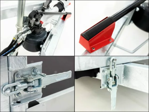 Vezeko Hochlader Anhänger J35.51 MAX|247x515cm 3,5t|Ladefläche kippbar – Bild 12
