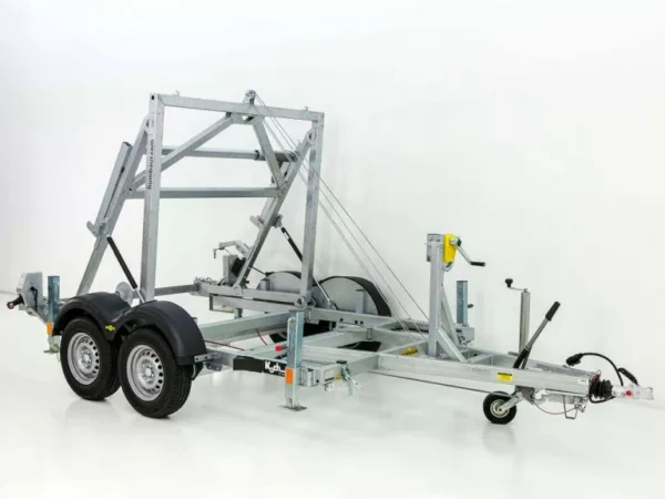 Humbaur Kabeltrommelanhänger KTA 145x280cm 3,5t|Handwinde – Bild 4