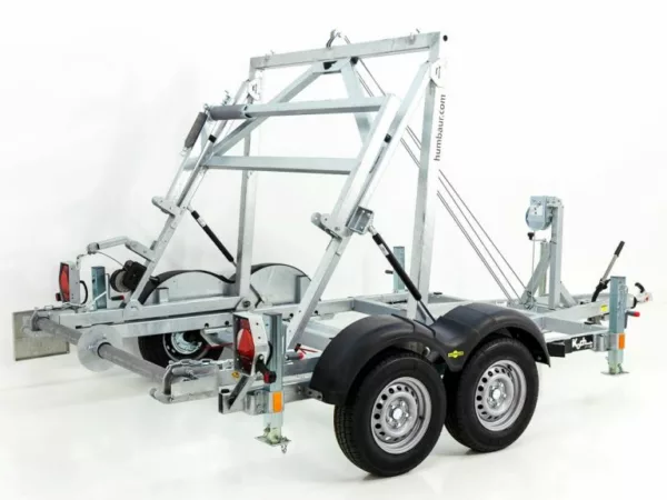 Humbaur Kabeltrommelanhänger KTA 145x280cm 3,5t|Handwinde – Bild 5