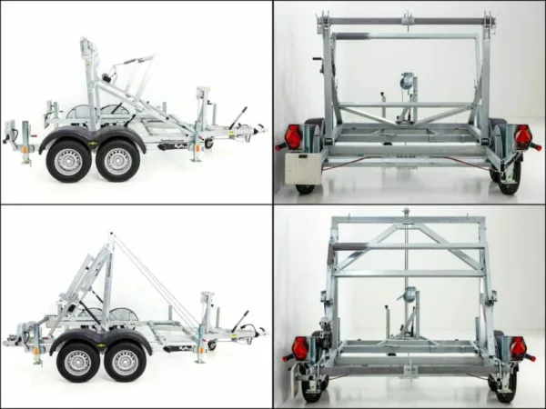 Humbaur Kabeltrommelanhänger KTA 145x280cm 3,5t|Handwinde – Bild 10