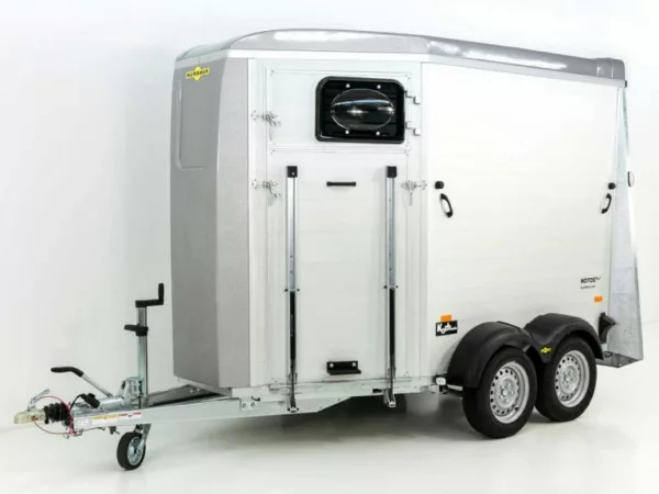 Humbaur Pferdeanhänger Notos Alu 2700 S |silber| Frontausstieg – Bild 3