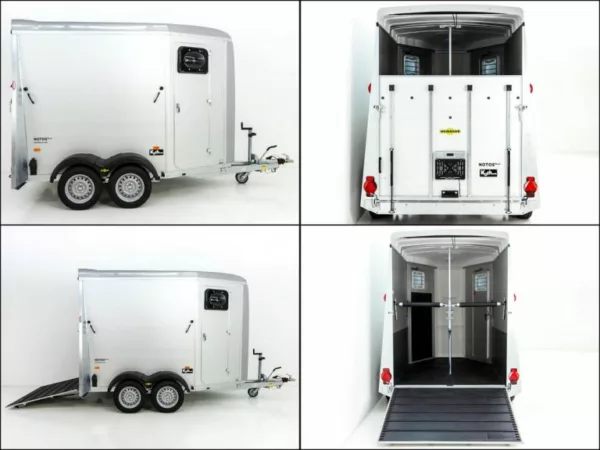 Humbaur Pferdeanhänger Notos Alu 2700 S |silber| Frontausstieg – Bild 5