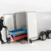 Vezeko Koffer-Absenkanhänger Höhe:190cm 2,7t|silber