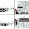 Temared Baumaschinenanhänger Builder 165x350cm 3,5t|Rampe|neu – Bild 5