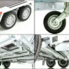 Temared Baumaschinenanhänger Builder 180x400cm 3,5t|Rampe|neu – Bild 11