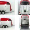 Humbaur Pferdeanhänger XANTHOS AERO 2400|rot|Sattelkammer – Bild 4