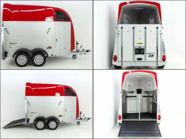 Humbaur Pferdeanhänger XANTHOS AERO 2400|rot|Sattelkammer – Bild 4