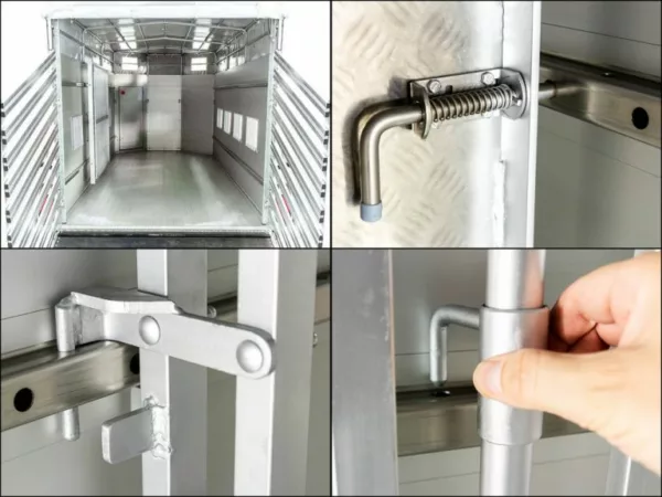 Koch Profi Viehanhänger 185x550cm Höhe:185 3,5t Klappenkombi – Bild 14