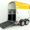 Humbaur Pferdeanhänger XANTHOS AERO 2400|gelb|Alufelgen – Bild 3